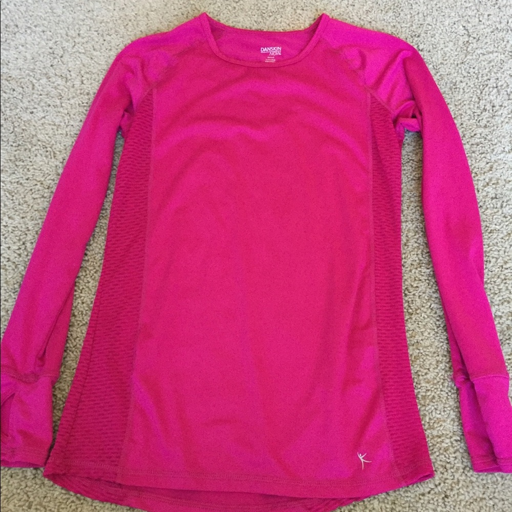 Pink work out long sleeve